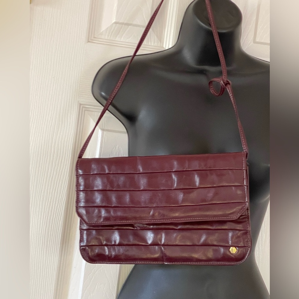 Vintage Mary Ann Rosenfeld Leather Crossbody/Clutch